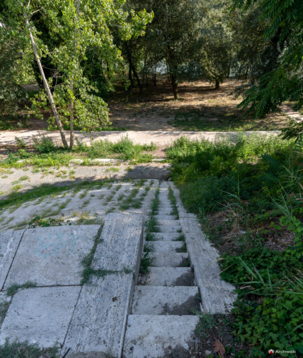 Parco d'affaccio fluviale Oasi di Ponte Milvio. Fotografie Archweb.com