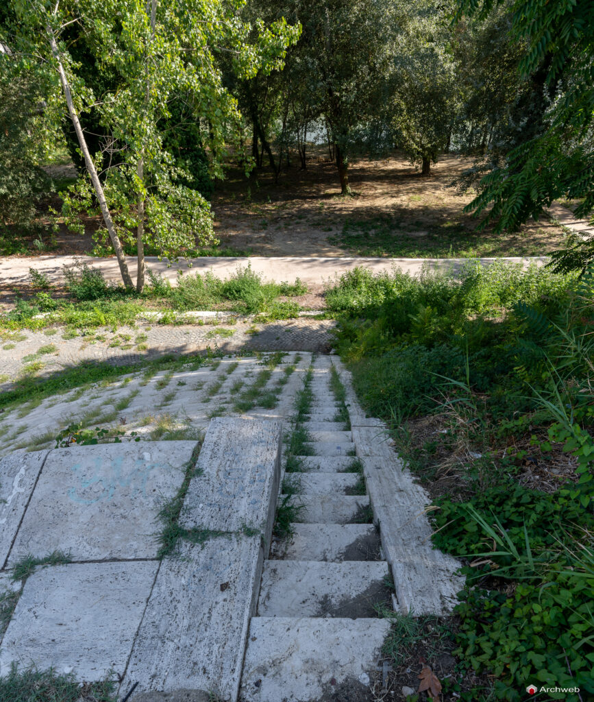 Parco d'affaccio fluviale Oasi di Ponte Milvio. Fotografie Archweb.com