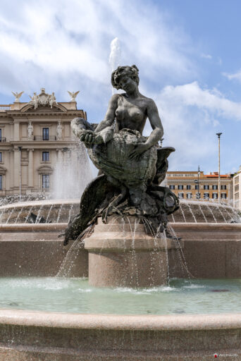 Fontana delle Naiadi a Piazza della Repubblica a Roma. Fotografie © M.S. Archweb.com