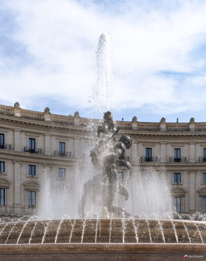 Fontana delle Naiadi a Piazza della Repubblica a Roma. Fotografie © M.S. Archweb.com