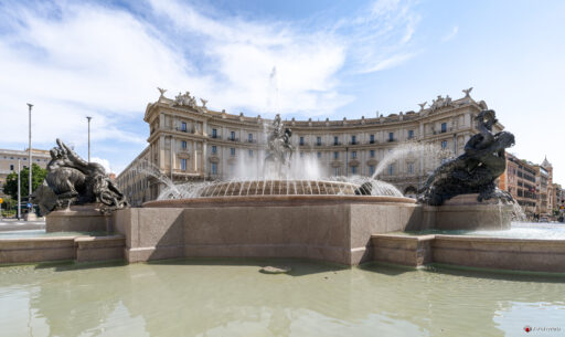 Fontana delle Naiadi a Piazza della Repubblica a Roma. Fotografie © M.S. Archweb.com