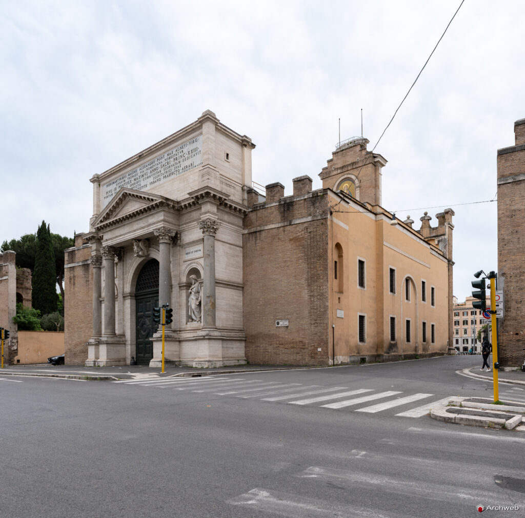 Porta Pia ultima opera di Michelangelo. Archweb Fotografie