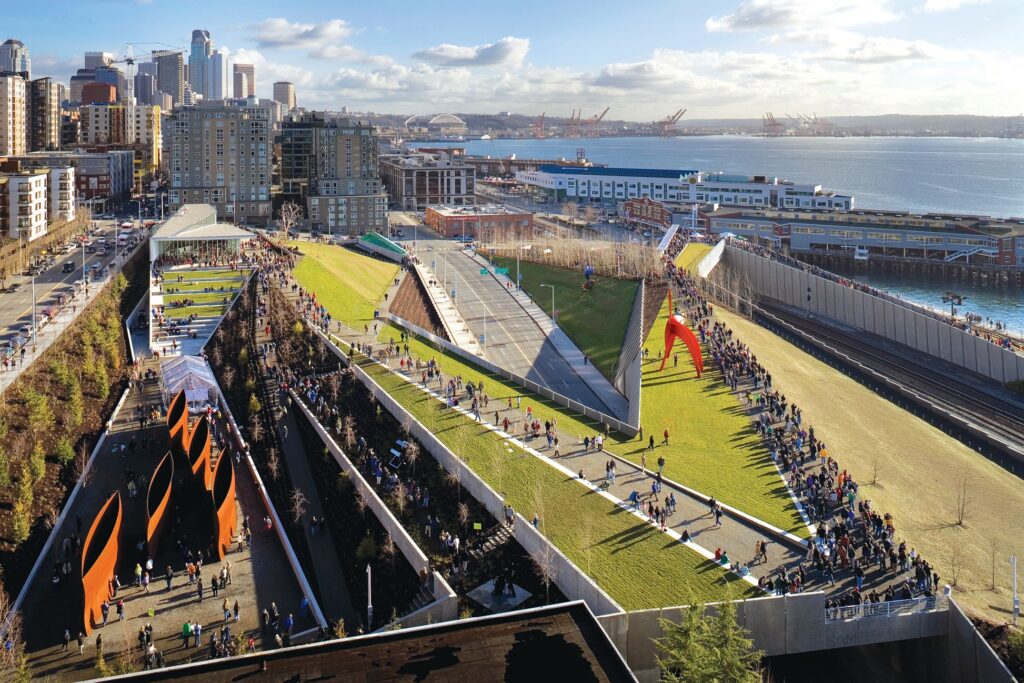 Seattle Art Museum Olympic Sculpture Park - photo © Benjamin Benschneider