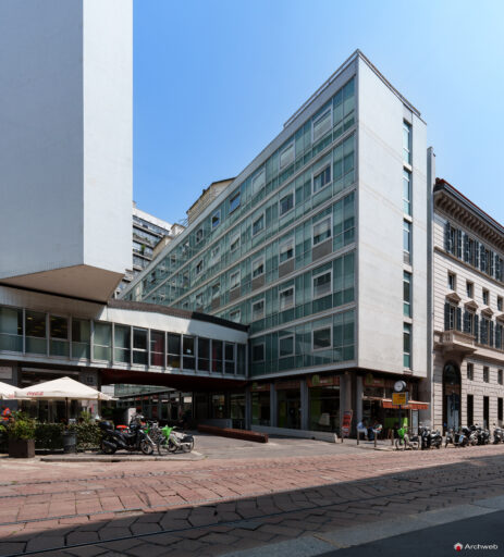 Complesso Corso Italia a Milano. Progetto di Luigi Moretti. Fotografie © Archweb.com