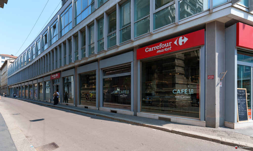 Complesso Corso Italia a Milano. Progetto di Luigi Moretti. Fotografie © Archweb.com