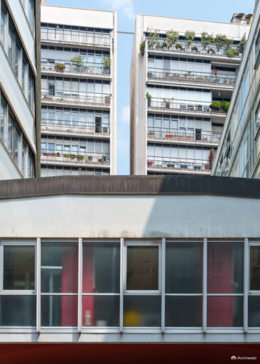 Complesso Corso Italia a Milano. Progetto di Luigi Moretti. Fotografie © Archweb.com