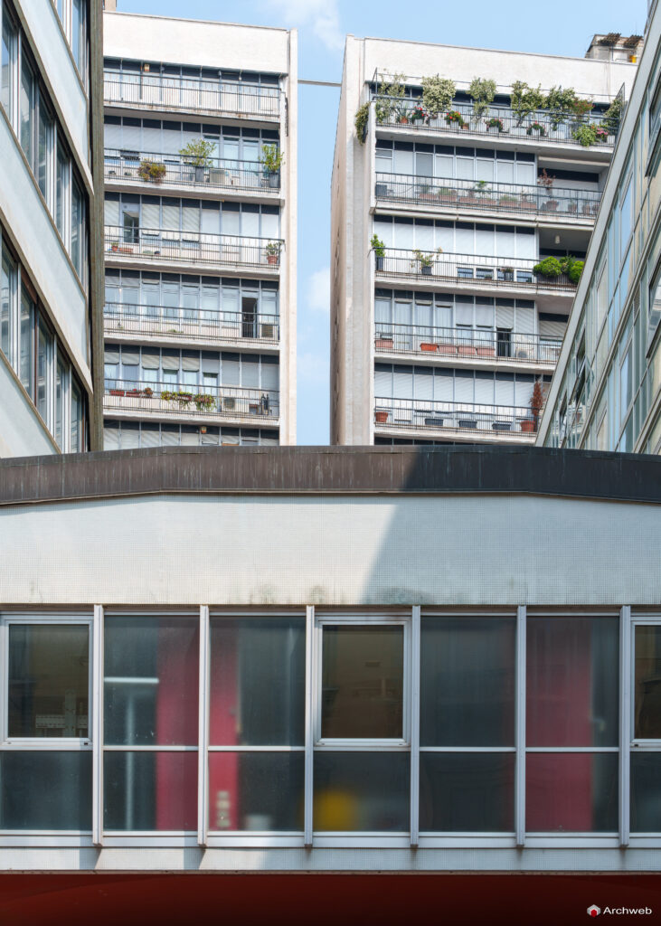 Complesso Corso Italia a Milano. Progetto di Luigi Moretti. Fotografie © Archweb.com
