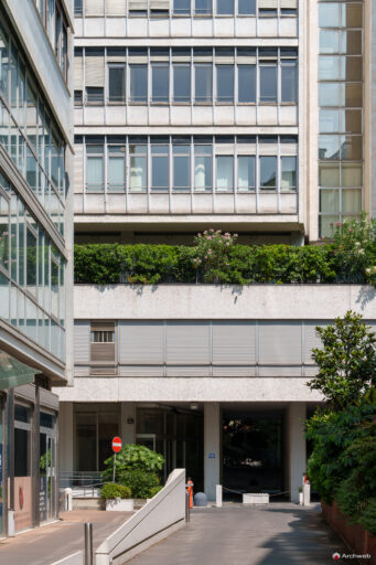 Complesso Corso Italia a Milano. Progetto di Luigi Moretti. Fotografie © Archweb.com