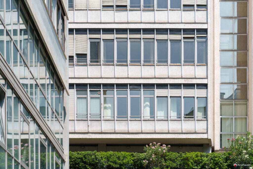 Complesso Corso Italia a Milano. Progetto di Luigi Moretti. Fotografie © Archweb.com
