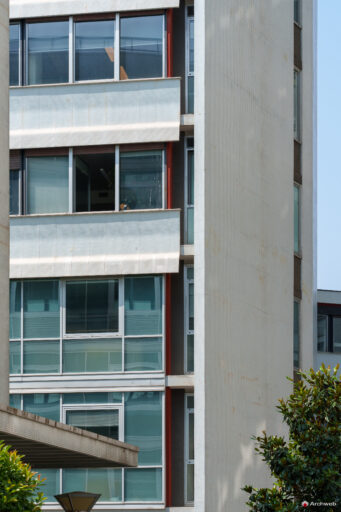 Complesso Corso Italia a Milano. Progetto di Luigi Moretti. Fotografie © Archweb.com
