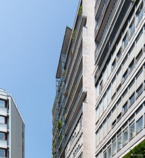 Complesso Corso Italia a Milano. Progetto di Luigi Moretti. Fotografie © Archweb.com