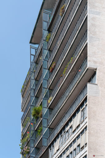 Complesso Corso Italia a Milano. Progetto di Luigi Moretti. Fotografie © Archweb.com