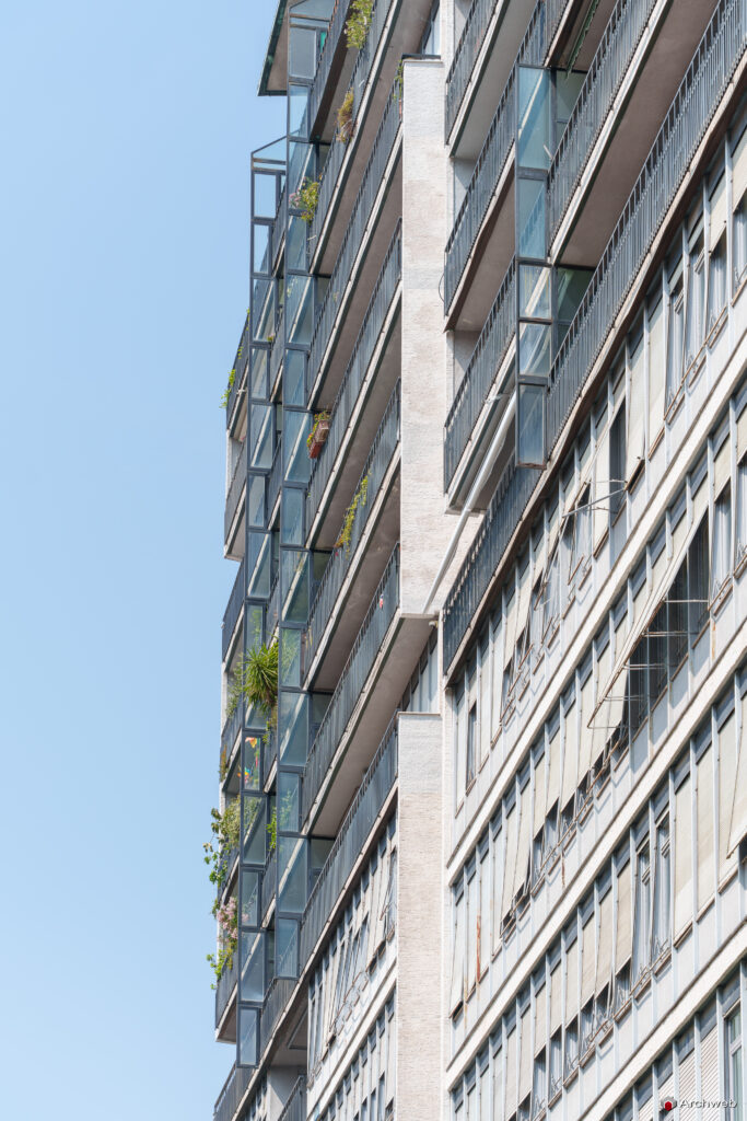 Complesso Corso Italia a Milano. Progetto di Luigi Moretti. Fotografie © Archweb.com