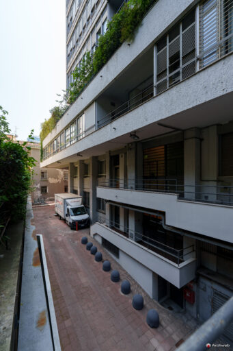 Complesso Corso Italia a Milano. Progetto di Luigi Moretti. Fotografie © Archweb.com