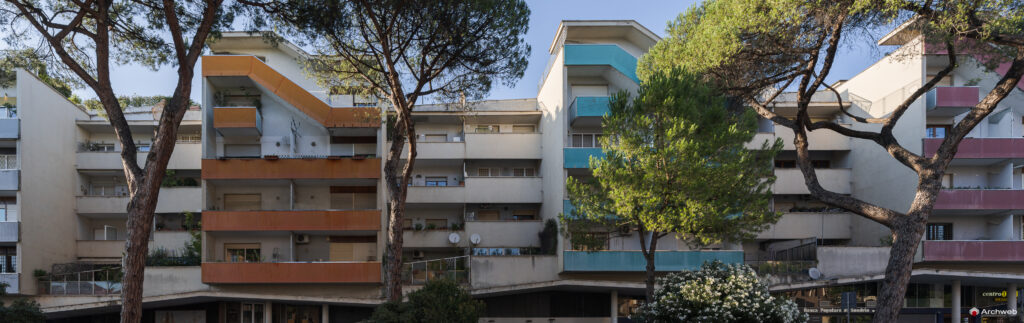 Il Complesso residenziale Belsito progettato da Ugo Luccichenti rappresenta un’importante esperienza nell’architettura residenziale romana.