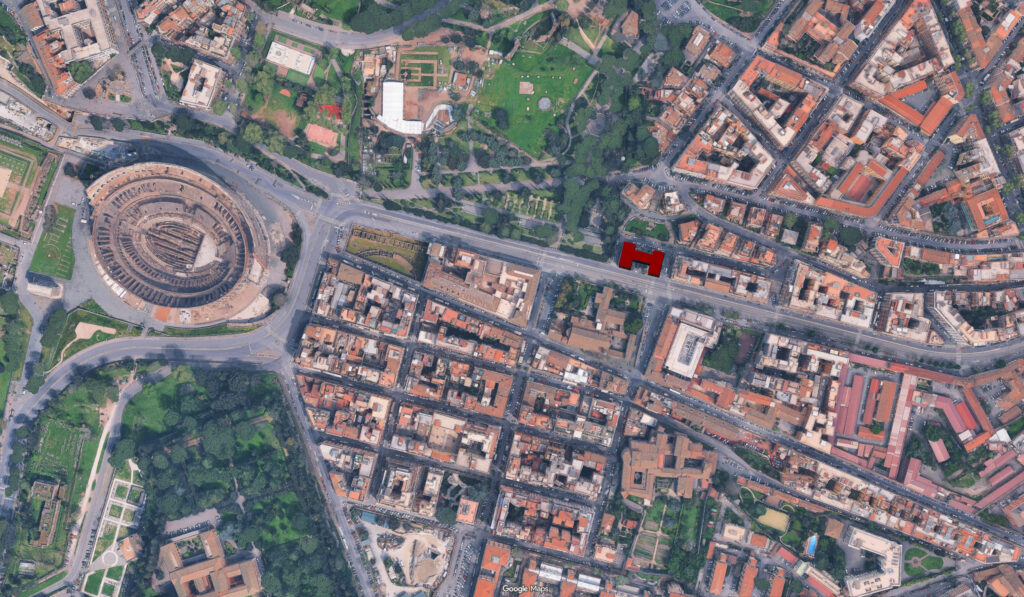 Hotel Delta in via Labicana a Roma progettato dall'arch. Giuseppe Perugini