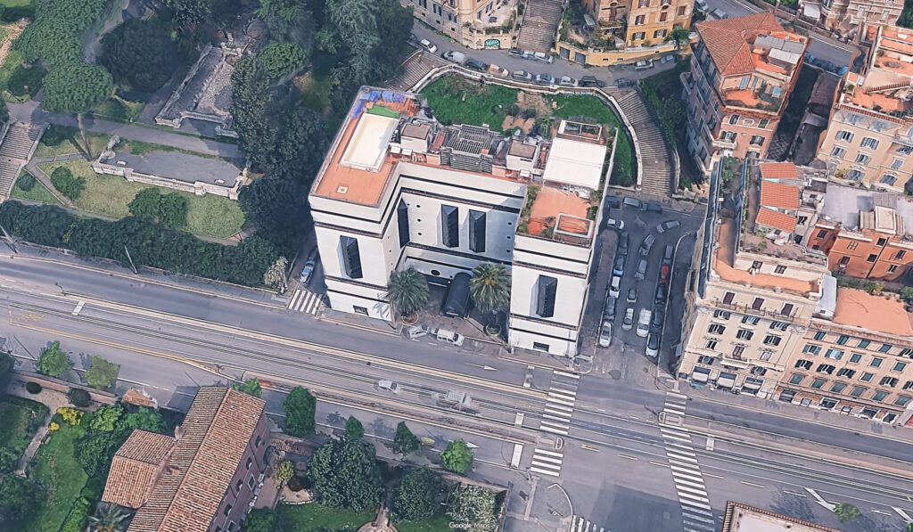 Hotel Delta in via Labicana a Roma progettato dall'arch. Giuseppe Perugini