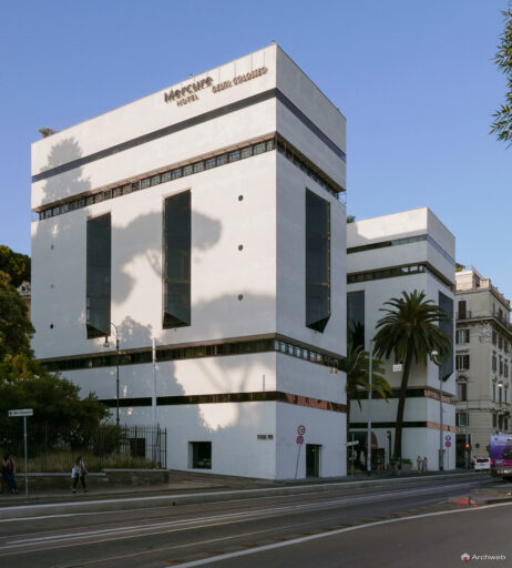 Hotel Delta in via Labicana a Roma progettato dall'arch. Giuseppe Perugini