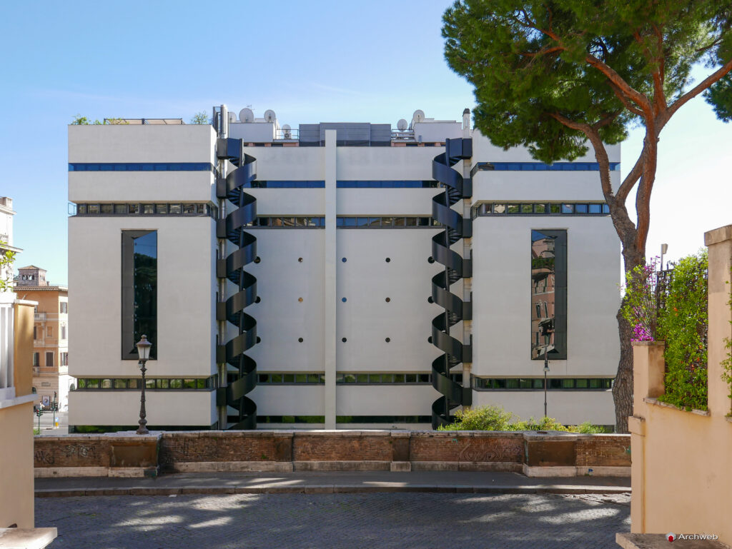 Hotel Delta in via Labicana a Roma progettato dall'arch. Giuseppe Perugini