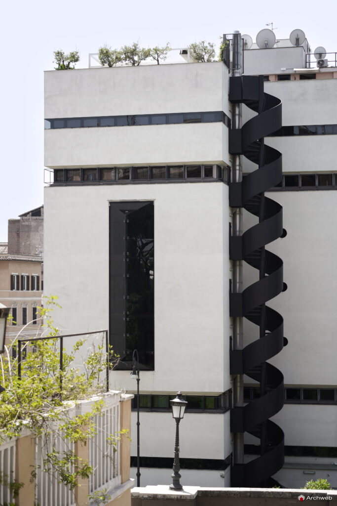 Hotel Delta in via Labicana a Roma progettato dall'arch. Giuseppe Perugini