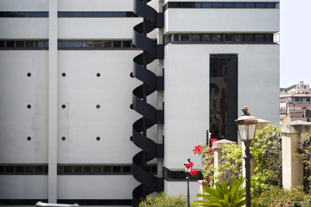 Hotel Delta in via Labicana a Roma progettato dall'arch. Giuseppe Perugini