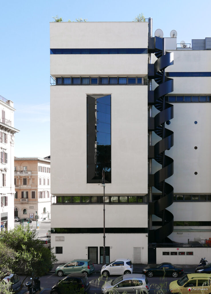Hotel Delta in via Labicana a Roma progettato dall'arch. Giuseppe Perugini