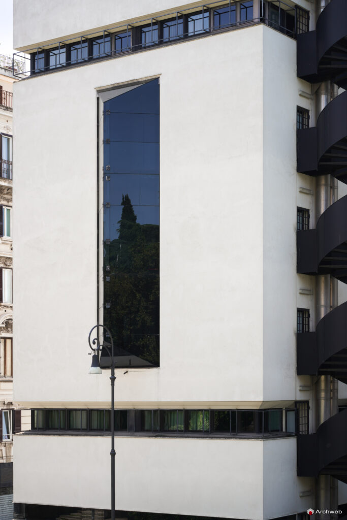 Hotel Delta in via Labicana a Roma progettato dall'arch. Giuseppe Perugini