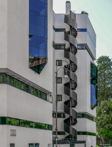 Hotel Delta in via Labicana a Roma progettato dall'arch. Giuseppe Perugini