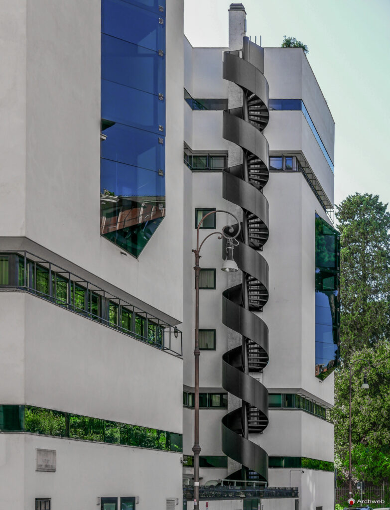 Hotel Delta in via Labicana a Roma progettato dall'arch. Giuseppe Perugini