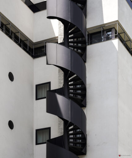 Hotel Delta in via Labicana a Roma progettato dall'arch. Giuseppe Perugini