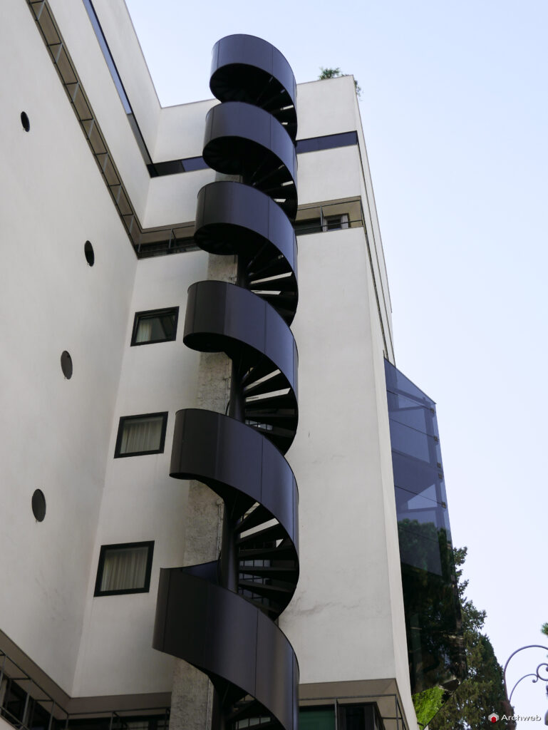 Hotel Delta in via Labicana a Roma progettato dall'arch. Giuseppe Perugini