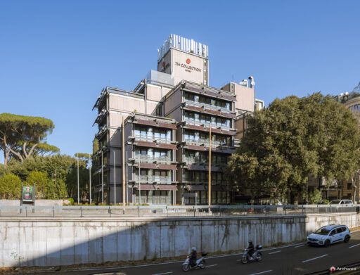 Hotel Jolly a Roma progettato da Vincenzo Monaco e costruito tra il 1969 e il 1971