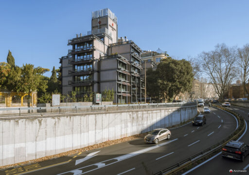 Hotel Jolly a Roma progettato da Vincenzo Monaco e costruito tra il 1969 e il 1971