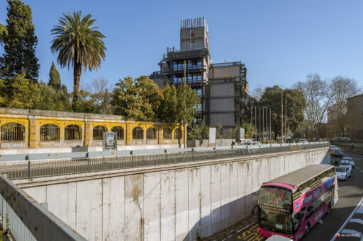 Hotel Jolly a Roma progettato da Vincenzo Monaco e costruito tra il 1969 e il 1971