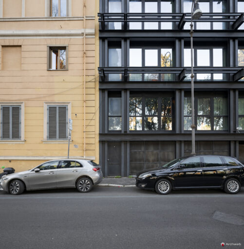 Hotel Jolly a Roma progettato da Vincenzo Monaco e costruito tra il 1969 e il 1971