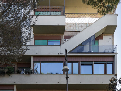 Palazzina Giammarusti in via dei Fratelli Ruspoli. Progetto degli architetti Monaco - Luccichenti