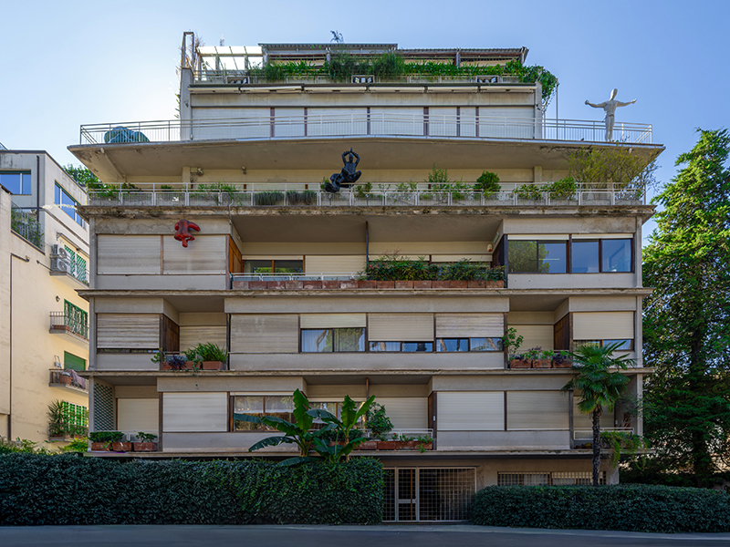Palazzina Ariete in via San Valentino. Archweb fotografie
