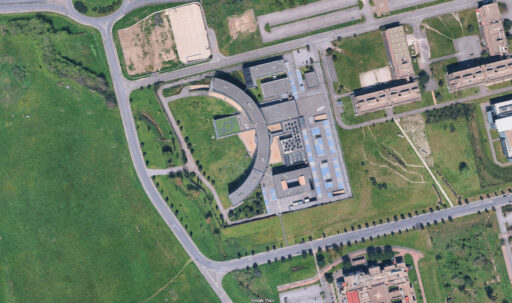 Agenzia Spaziale Italiana – Nuova sede a Roma. Foto aerea-satellitare Google Maps