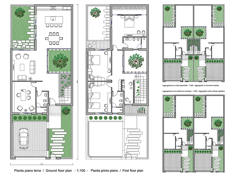 Case a schiera 46 dwg