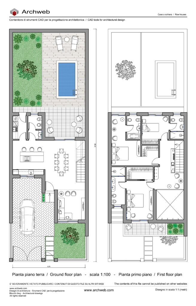 Case a schiera 53 dwg Archweb