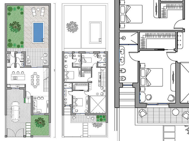 Case a schiera 53 dwg Archweb