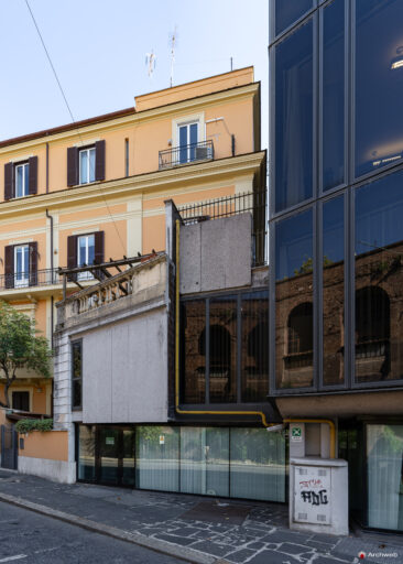Edificio polifunzionale di Via Campania a Roma. Progetto Studio Passarelli. Fotografie © Archweb.com