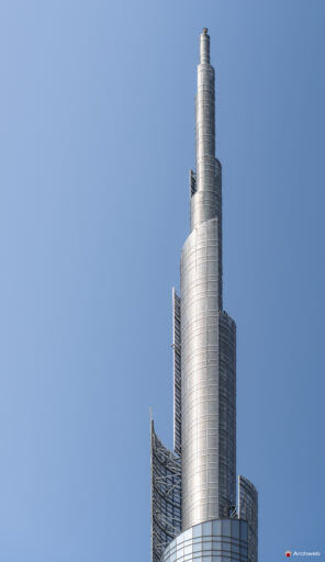 Torre UniCredit a Milano. Fotografie 4K Archweb.com