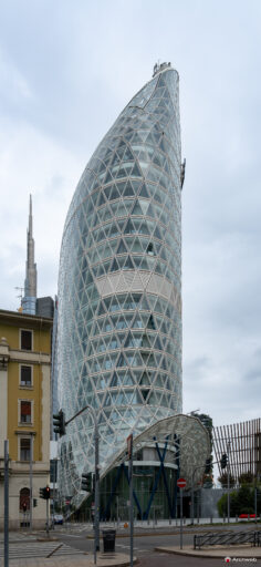 Torre Unipol a Milano. Fotografie © M.S. Archweb.com