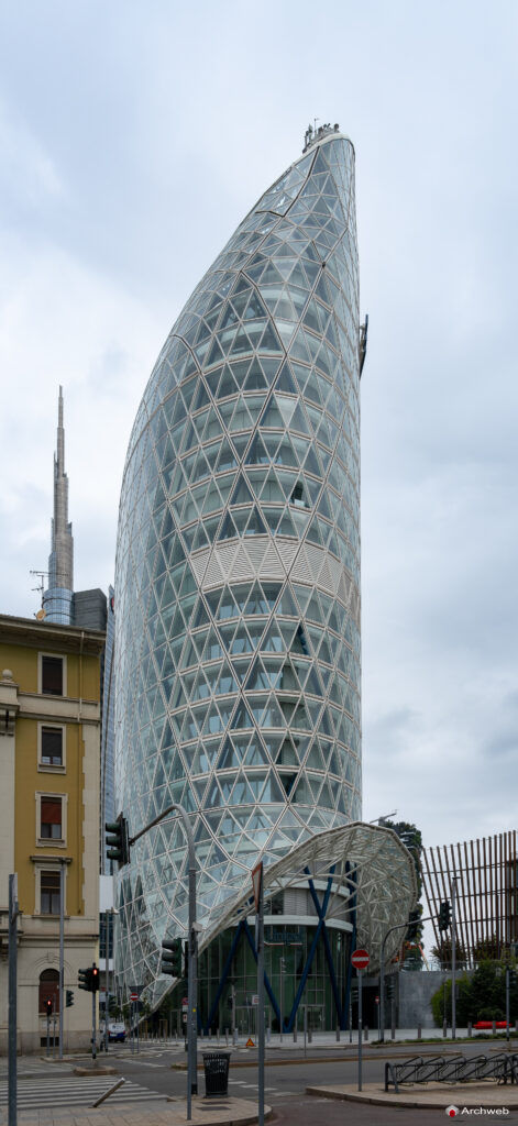 Torre Unipol a Milano. Fotografie © M.S. Archweb.com