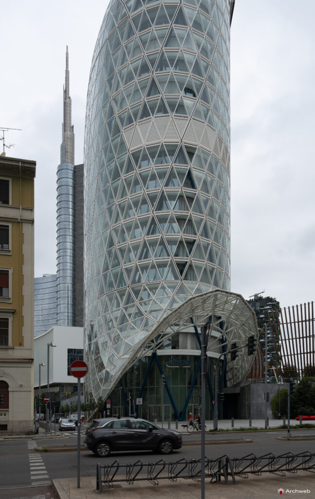 Torre Unipol a Milano. Fotografie © M.S. Archweb.com