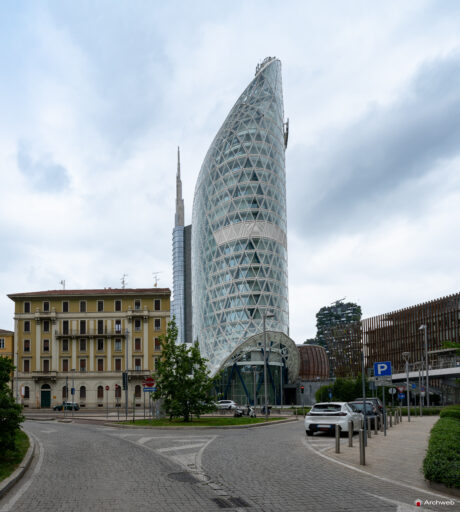Torre Unipol a Milano. Fotografie © M.S. Archweb.com