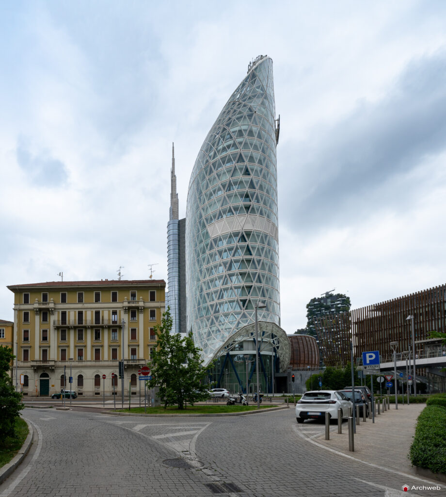 Torre Unipol a Milano. Fotografie © M.S. Archweb.com