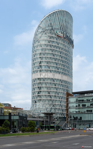 Torre Unipol a Milano. Fotografie © M.S. Archweb.com