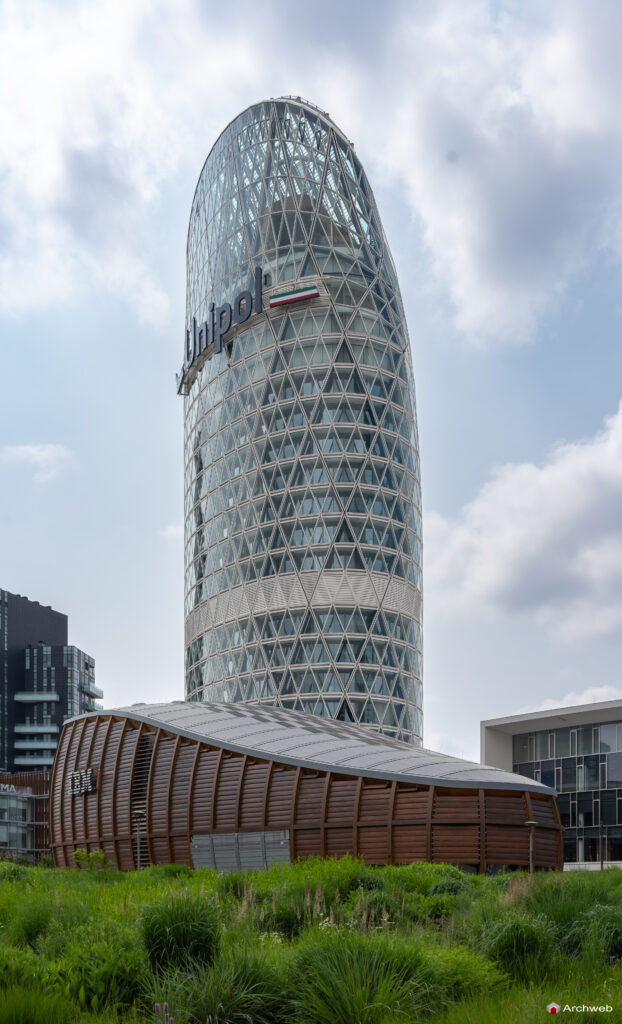 Torre Unipol a Milano. Fotografie © M.S. Archweb.com